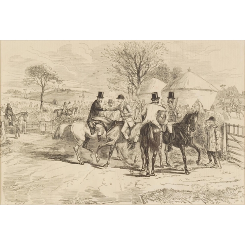 239 - SET FOUR 19TH-CENTURY HUNTING PRINTS