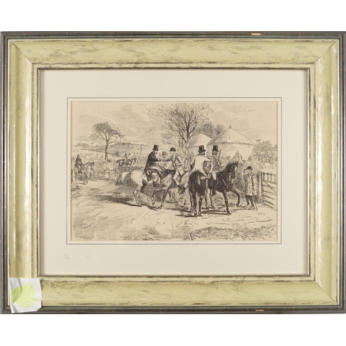 239 - SET FOUR 19TH-CENTURY HUNTING PRINTS