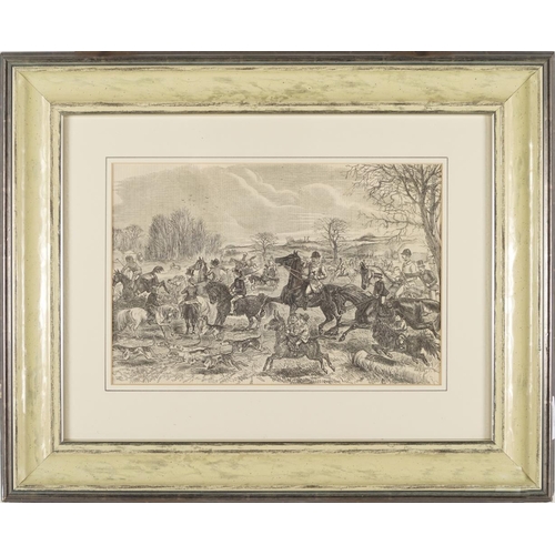 239 - SET FOUR 19TH-CENTURY HUNTING PRINTS