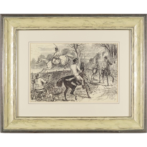 239 - SET FOUR 19TH-CENTURY HUNTING PRINTS