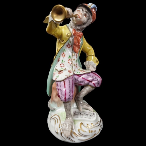 246 - 19TH-CENTURY DRESDEN MONKEY BAND