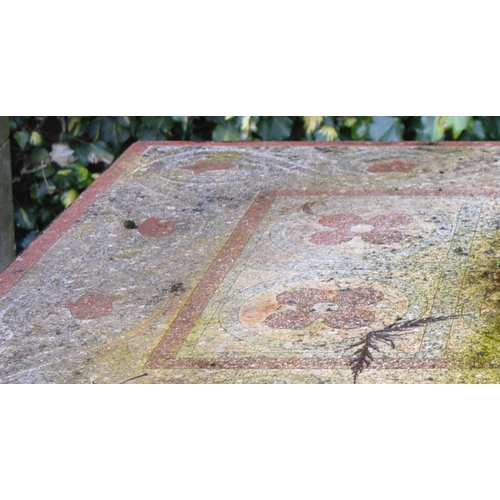 251 - 19TH-CENTURY WROUGHT IRON PATIO TABLE