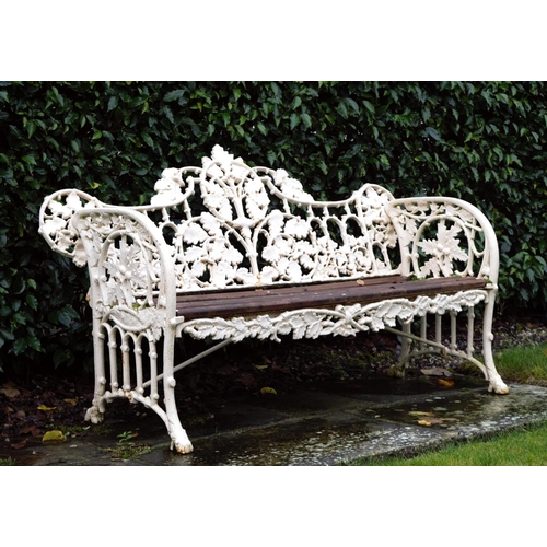 252 - COALBROOKEDALE CAST IRON GARDEN SEAT