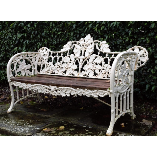 252 - COALBROOKEDALE CAST IRON GARDEN SEAT