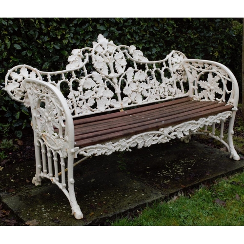 253 - COALBROOKEDALE CAST IRON GARDEN SEAT