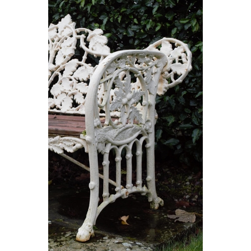 253 - COALBROOKEDALE CAST IRON GARDEN SEAT