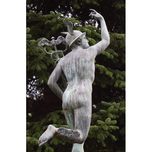 254 - 19TH-CENTURY BRONZE GARDEN SCULPTURE