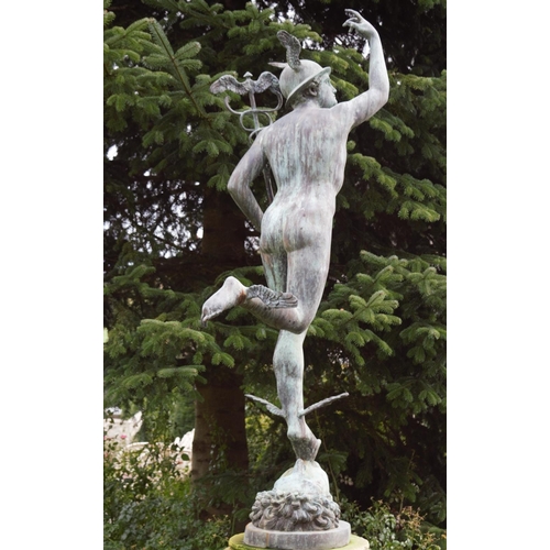 254 - 19TH-CENTURY BRONZE GARDEN SCULPTURE