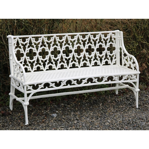 256 - VAL D'OSNE CAST IRON GARDEN SEAT