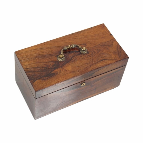 40 - ROSEWOOD TEA CADDY