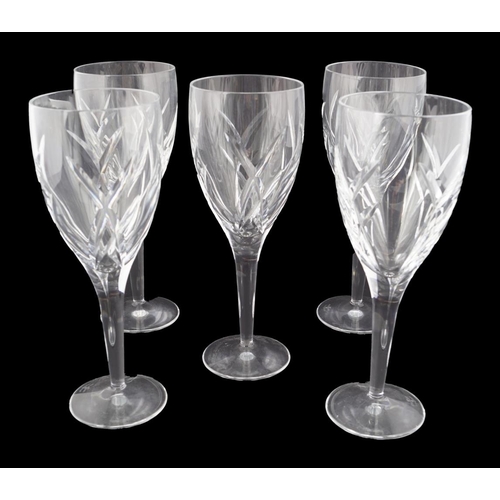 515 - 5 JOHN ROCHA WATERFORD WINE GLASSES