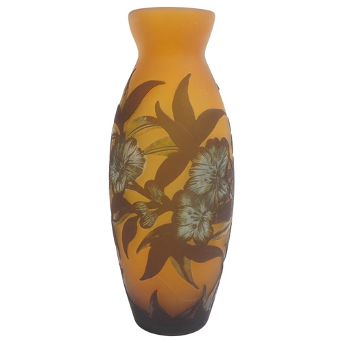 599 - FRENCH CAMEO GLASS VASE