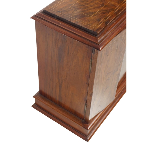 617 - FINE INLAID DESK TOP SPECIMEN CABINET