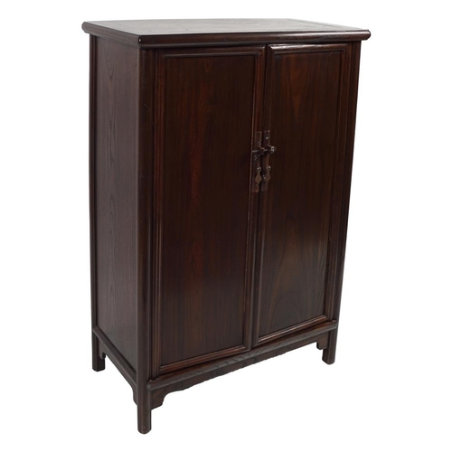 618 - CHINESE HARDWOOD CABINET