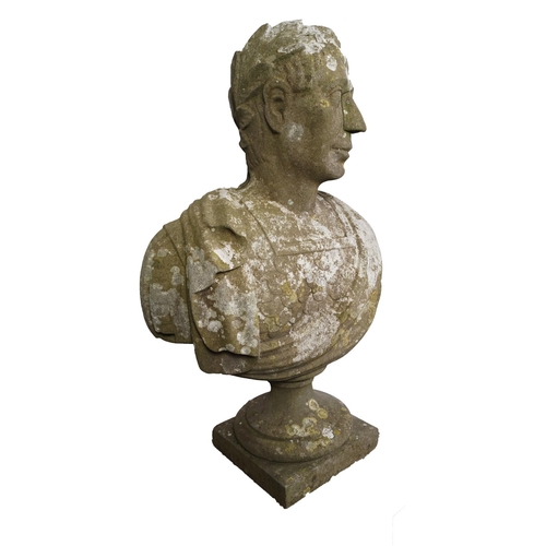 76 - PAIR 18TH-CENTURY OR EARLIER STONE BUSTS