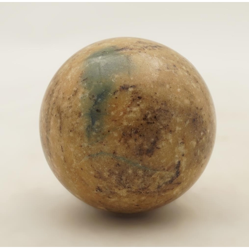 8 - SET OF 6 LIBRARY SPECIMEN MARBLE SPHERES