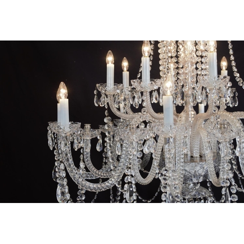 83 - LARGE REGENCY CRYSTAL CHANDELIER