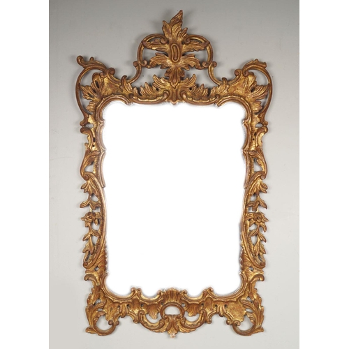 100 - 18TH-CENTURY CARVED GILTWOOD PIER MIRROR