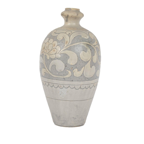 114 - ANTIQUE GLAZED EARTHENWARE VASE