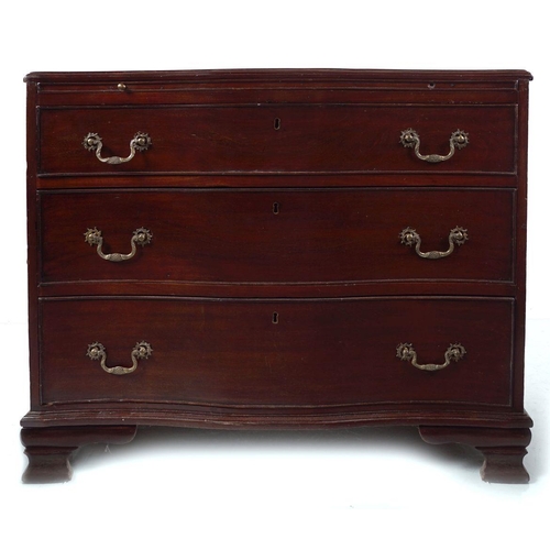 115 - GEORGE III MAHOGANY LOW BOY