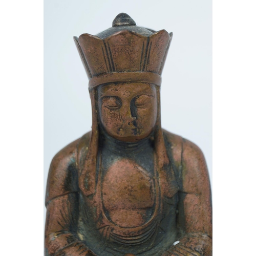 135 - CHINESE QING BRONZE BUDDHA