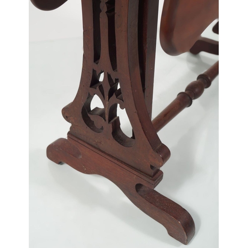 139 - EDWARDIAN MAHOGANY SUTHERLAND TABLE