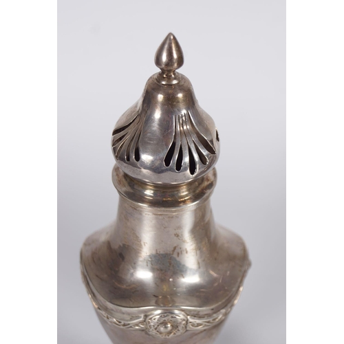 142 - PAIR SILVER SUGAR SHAKERS