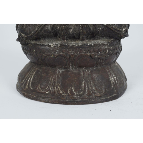 168 - LARGE BRONZE FIGURE OF GANESH