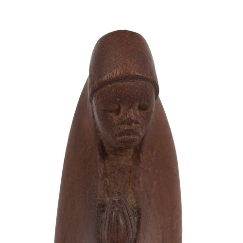 186 - AFRICAN CARVED WOOD SCULPTURE