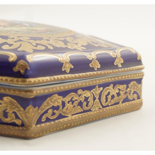 207 - SEVRES STYLE JEWELLERY BOX