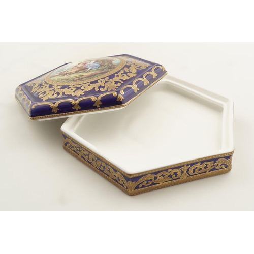 207 - SEVRES STYLE JEWELLERY BOX