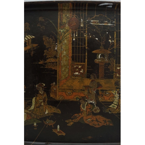 211 - REGENCY PAPIER MACHE TRAY