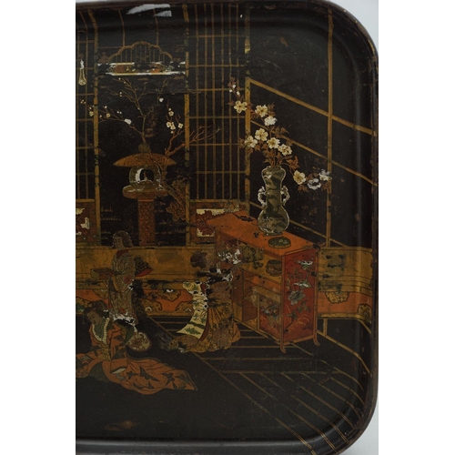 211 - REGENCY PAPIER MACHE TRAY