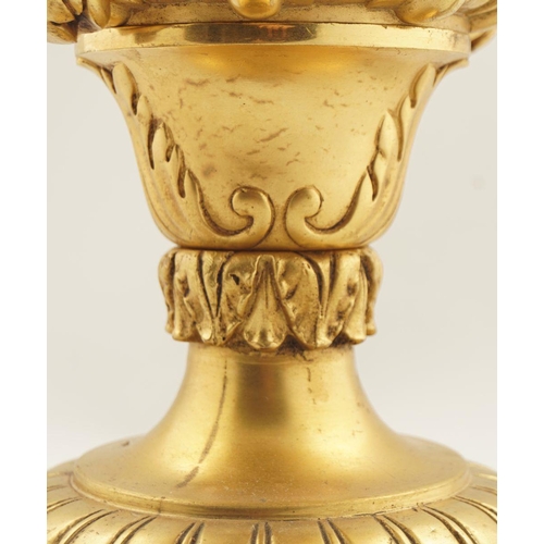 216 - LARGE GILT BRONZE TABLE LAMP