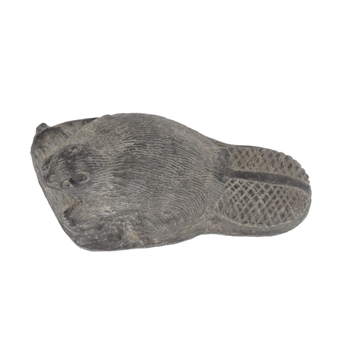 231 - INUIT STONE CARVING OF AN OTTER