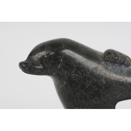 237 - INUIT STONE CARVING OF A DOLPHIN