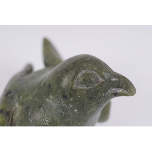 240 - INUIT STONE CARVING OF A BIRD