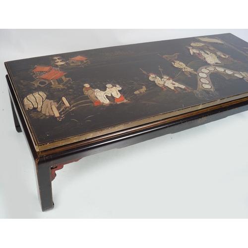 241 - LARGE QING LACQUERED LOW TABLE