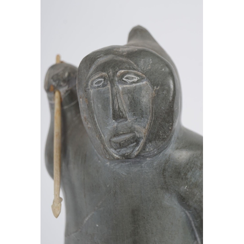 243 - INUIT STONE SCULPTURE GROUP