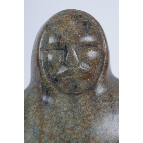 262 - LARGE INUIT STONE CARVING