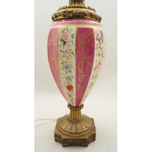 294 - 19TH-CENTURY ORMOLU MOUNTED TABLE LAMP