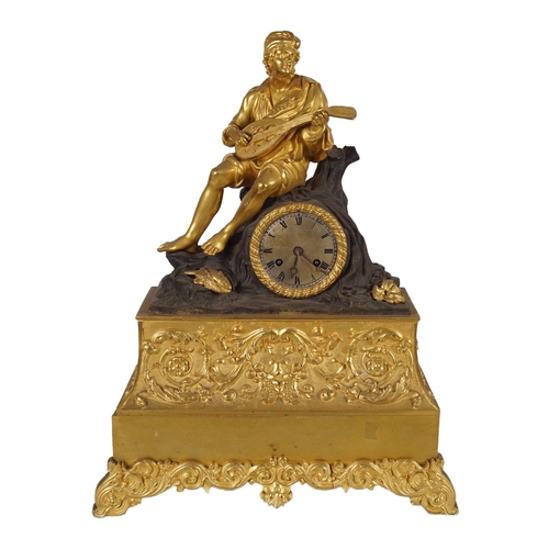 30 - 19TH-CENTURY FRENCH ORMOLU CLOCK