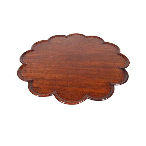 307 - IRISH 18TH-CENTURY MAHOGANY TEA TABLE