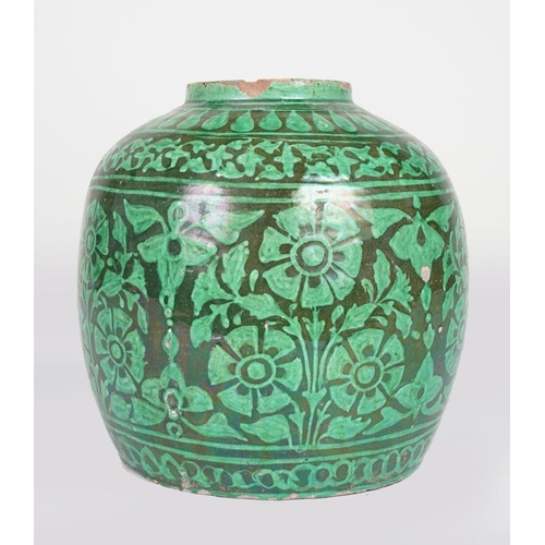 39 - CHINESE GLAZED TERRACOTTA JAR