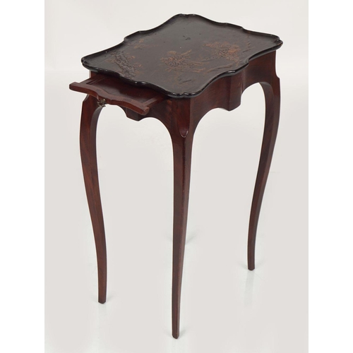 421 - 19TH-CENTURY LACQUERED URN TABLE