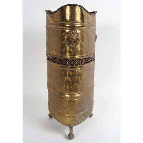 434 - WITHDRAWN NOVEL 19TH-CENTURY ARMORIAL STICKSTAND