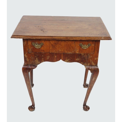 439 - 18TH-CENTURY WALNUT & INLAID LOWBOY