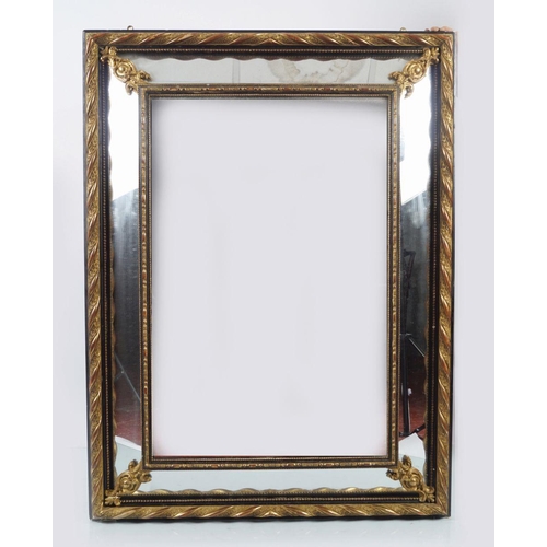 470 - 19TH-CENTURY GILT FRAMED OVERMANTEL MIRROR