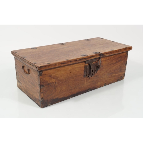 484 - 19TH-CENTURY ANGLO-INDIAN TRUNK