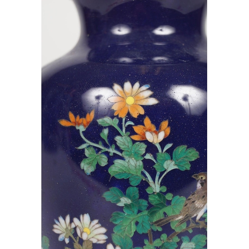 51 - 19TH-CENTURY JAPANESE ENAMELLED VASE